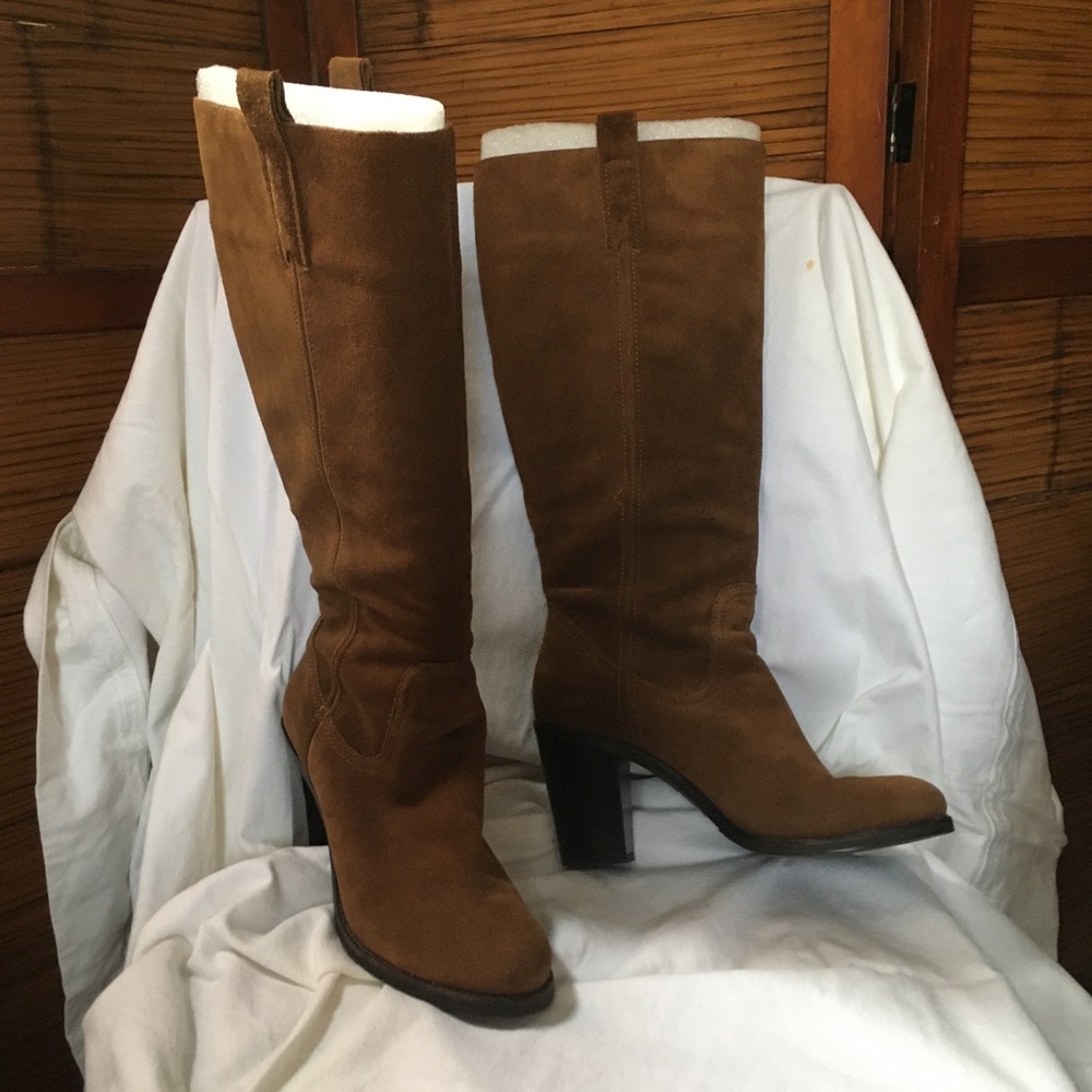 BCBG Morch Brown Suede Boots